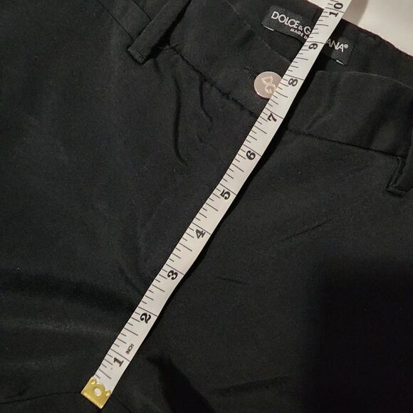 Dolce & Gabbana sleek polished slacks sz 8 to 10 - US sz42 Italian 30 in waist - Picture 9 of 11